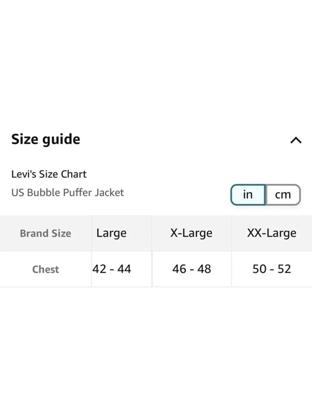 LEVI'S Men's Bubble Puffer Jacket Ultra-Loft Insulation Size XL